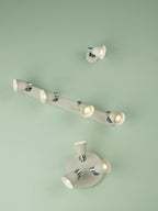 Fry Single Wall Spotlight Cream Polished Chrome