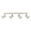 Fry 4 Light Bar Spotlight Cream Polished Chrome