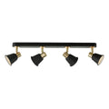 Fry 4 Light Bar Spotlight Black & Rose Gold