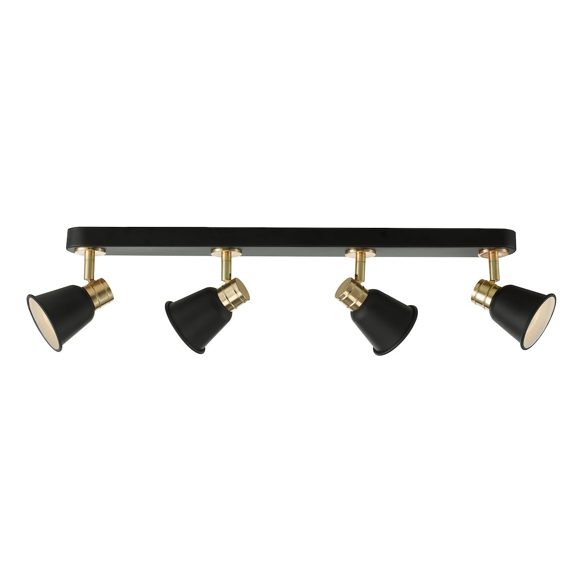Fry 4 Light Bar Spotlight Black & Rose Gold