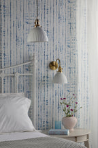 Hadano Pendant Natural Brass & Ceramic Domed Shade