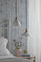 Hadano Pendant Natural Brass & Ceramic Shallow Shade