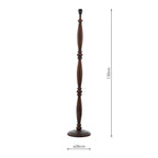 Hayward Floor Lamps Dark Wood Base Only