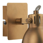 Idaho Single Wall Spotlight Natural Brass