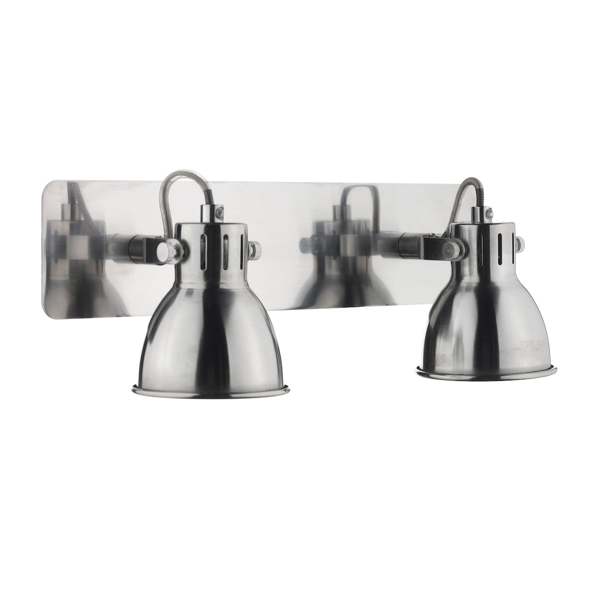 Idaho 2 Light Wall Spotlight Natural Chrome