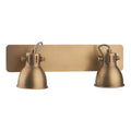 Idaho 2 Light Wall Spotlight Natural Brass