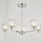 Idina 5 Light Semi Flush Polished Chrome