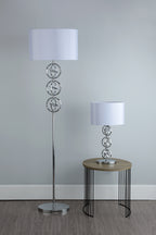 Innsbruck Floor Lamps Polished Chrome With Shade 1