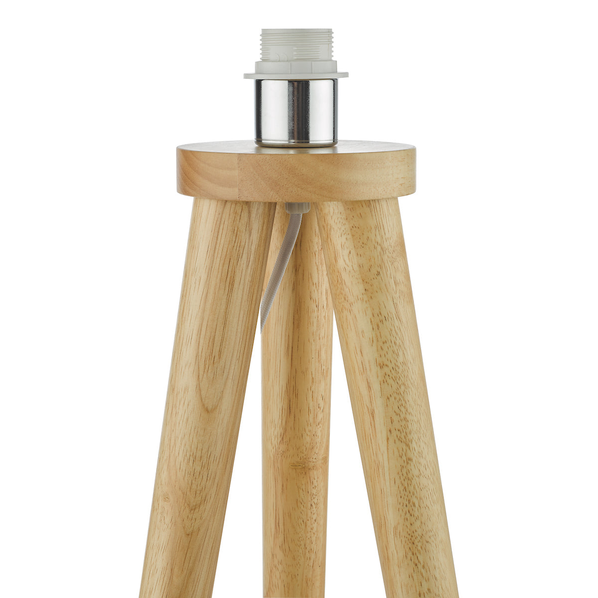 Ivor Tripod Floor Lamps Light Oak Base Only