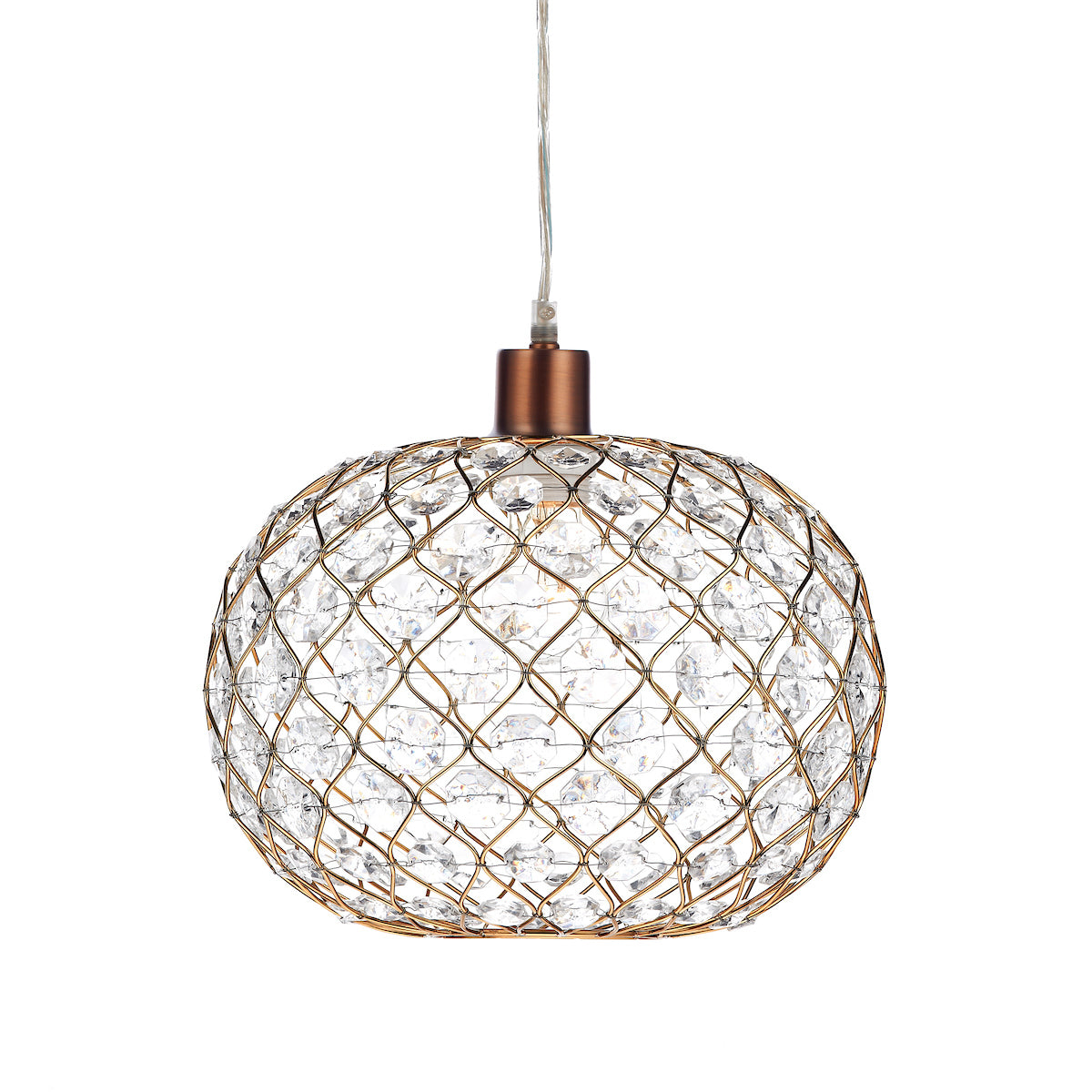 Juanita Easy Fit Pendant Gold Acrylic