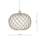 Juanita Easy Fit Pendant Gold Acrylic