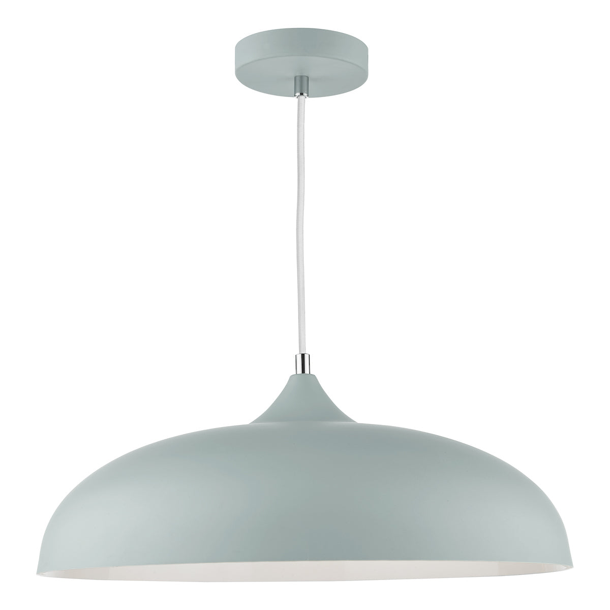 Kaelan 1 Light Pendant Soft Matt Grey