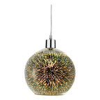 Kai Speckled 3D Glass Easy Fit Globe Pendant Shade