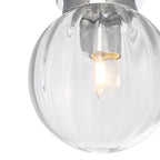 Kavi Bathroom Flush Polished Chrome Glass IP44