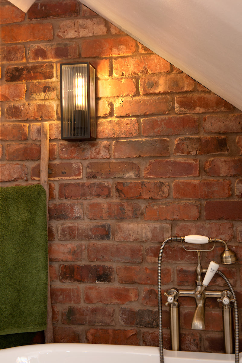 Keegan Outdoor Wall Light Rubbed Bronze IP44 Small