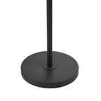 Kelso Floor Lamp Matt Black Polished Copper With Shade