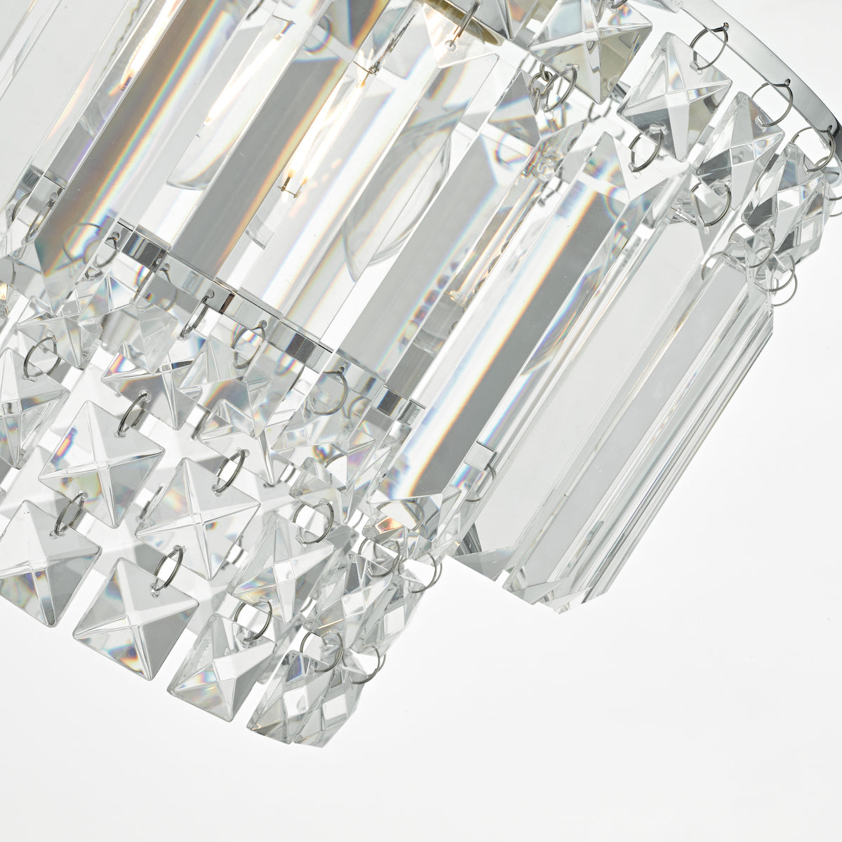 Kyla Easy Fit Polished Chrome & Assorted Glass