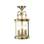 Lambeth 3 Light Lantern Dual Mount Polished Brass