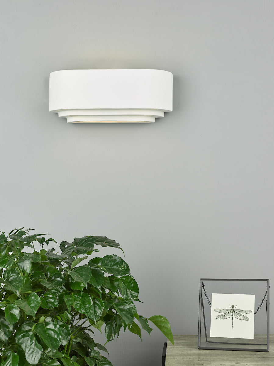Lando Ceramic Wall Washer White