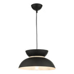 Larina Pendant Matt Black White