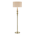 Madrid Floor Lamps Antique Brass With Shade
