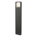 Malone Outdoor Post With Square Light Matt Grey IP65 LED