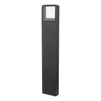 Malone Outdoor Post With Square Light Matt Grey IP65 LED