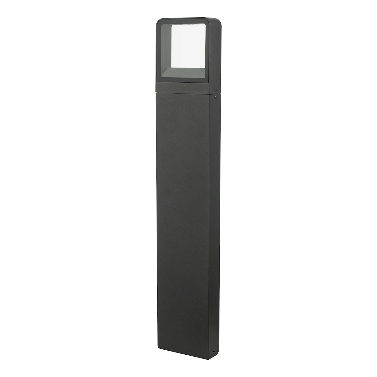 Malone Outdoor Post With Square Light Matt Grey IP65 LED