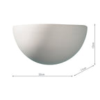 Marino Wall Washer Unglazed