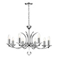 Medusa 8 Light Dual Mount Pendant K9 Crystal Polished Chrome