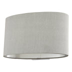 Melody Wall Light With Oval Grey Shade