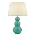 Mia Table Lamp Blue Ceramic With Shade
