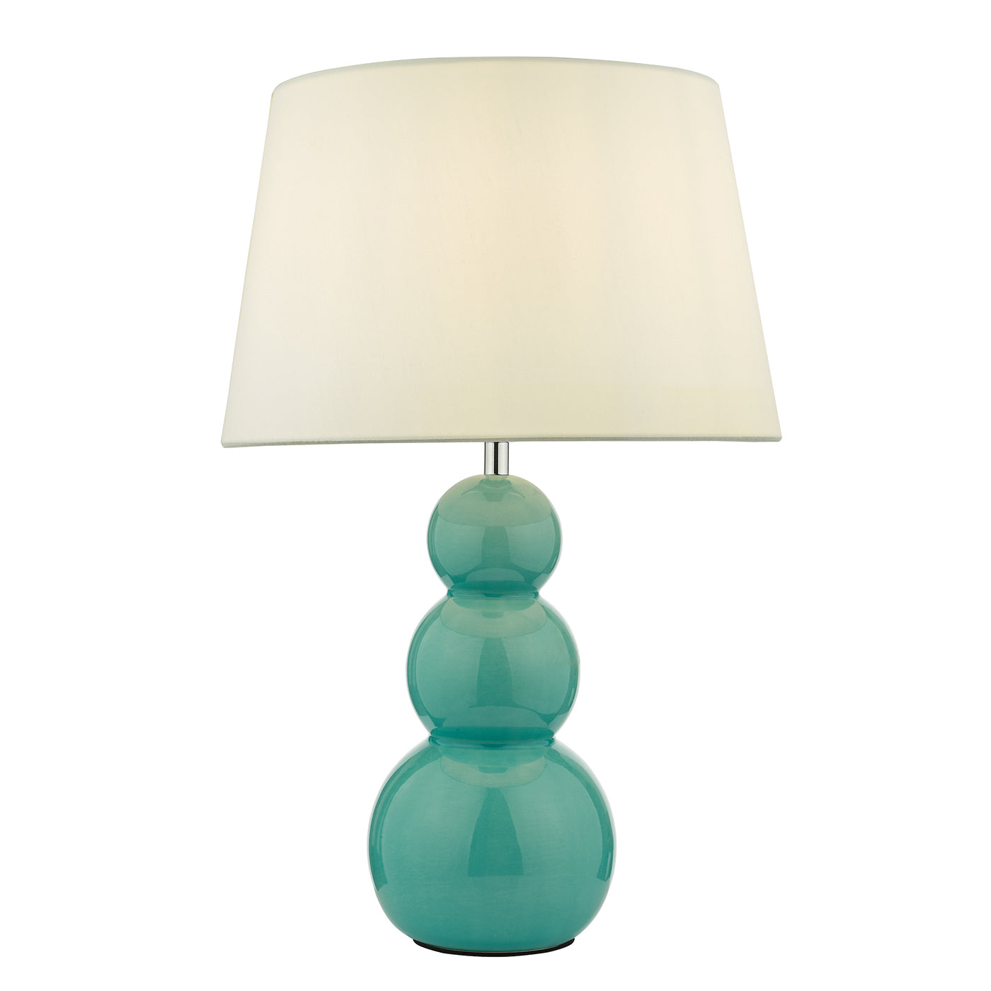 Mia Table Lamp Blue Ceramic With Shade