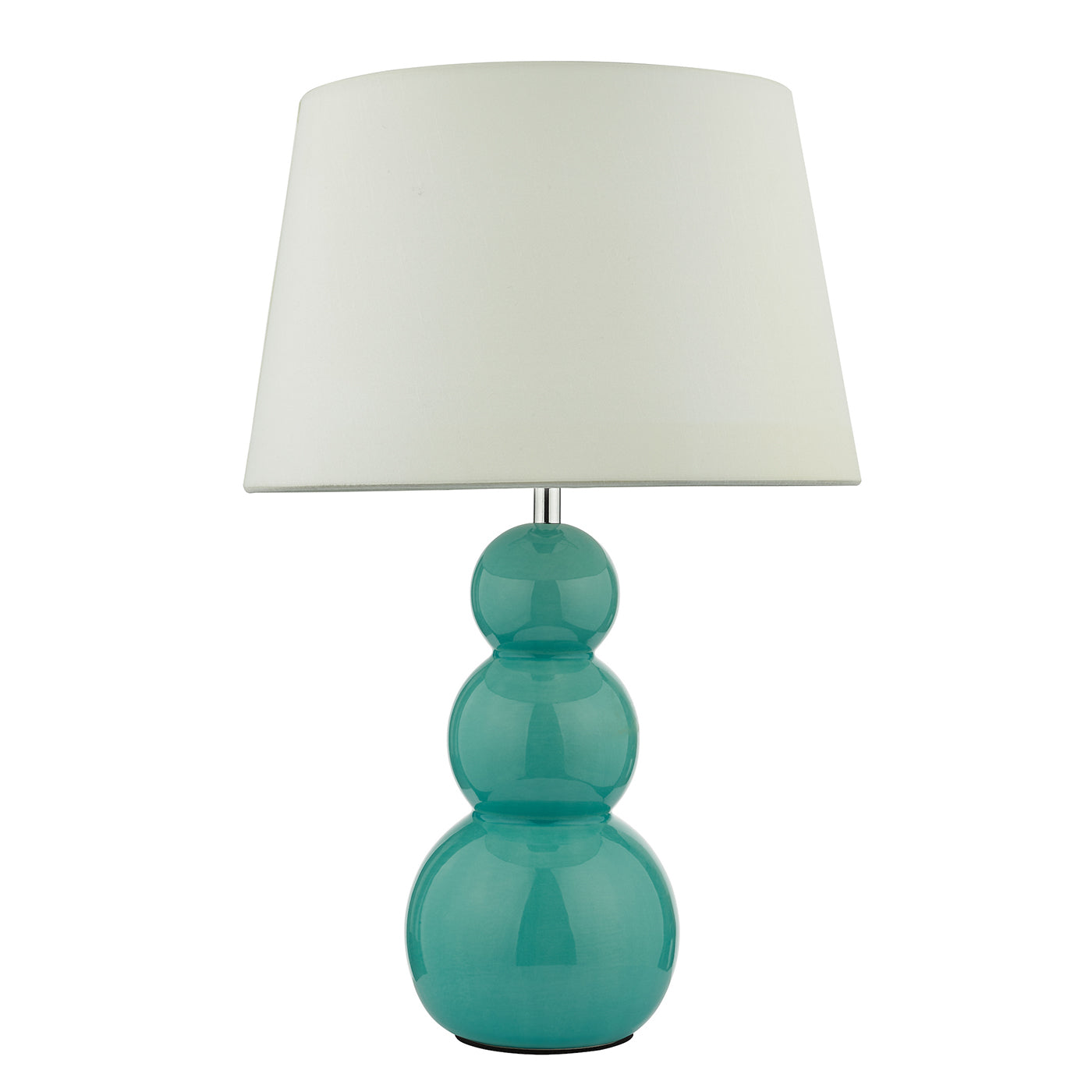 Mia Table Lamp Blue Ceramic With Shade