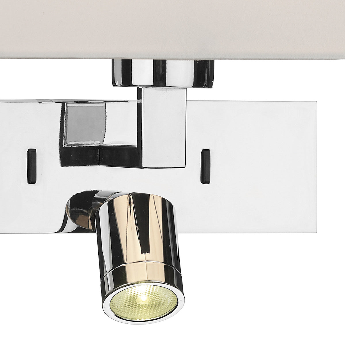 Modena Wall Light With LED In Polished Chrome (Bracket Only)