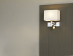 Modena Wall Light With LED In Polished Chrome (Bracket Only)