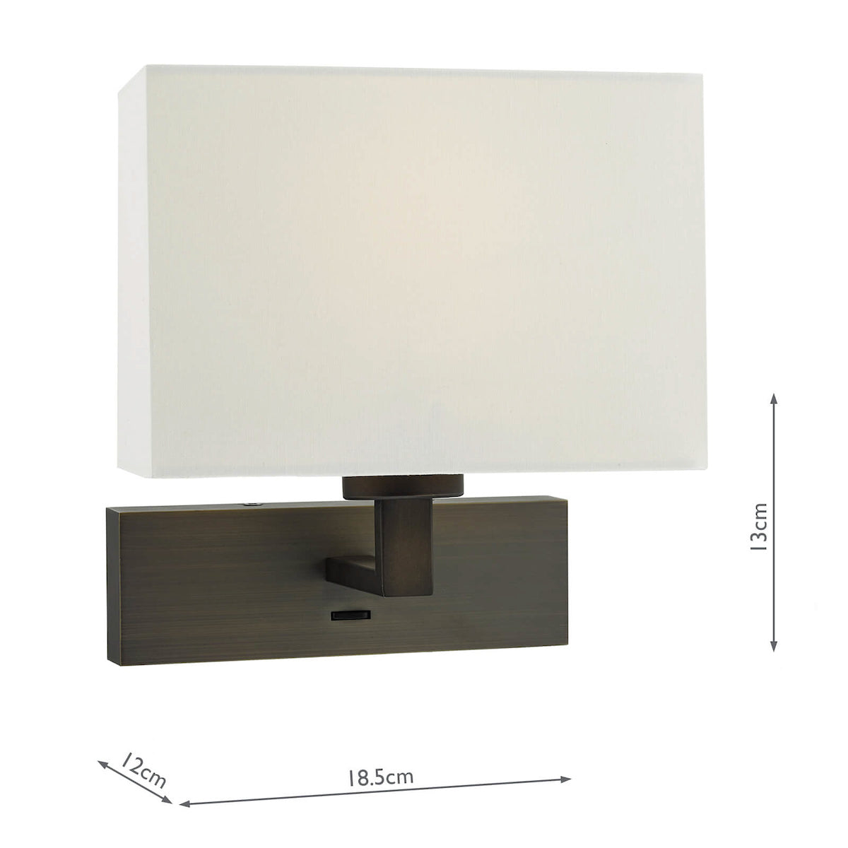Modena Wall Light Bronze (Bracket Only)