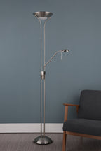 Montana Mother & Child Floor Lamp Satin Chrome