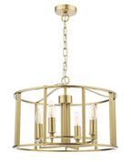 Myka 4 Light Pendant Brushed Bronze