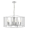 Myka 6 Light Pendant Polished Chrome