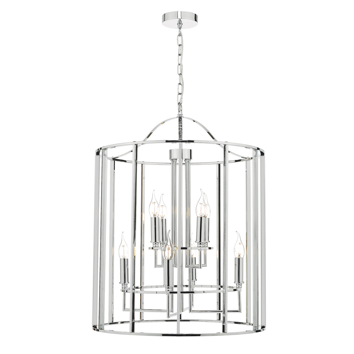 Myka 8lt Lantern Polished Chrome