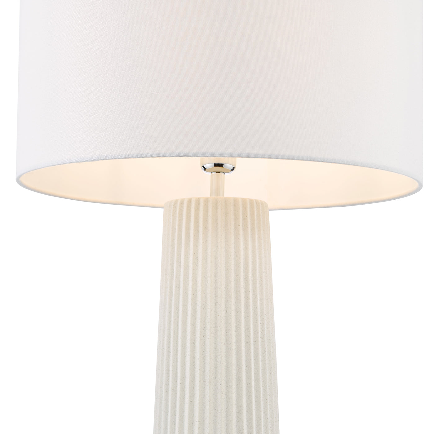 Myla Ceramic Table Lamp White Base Only