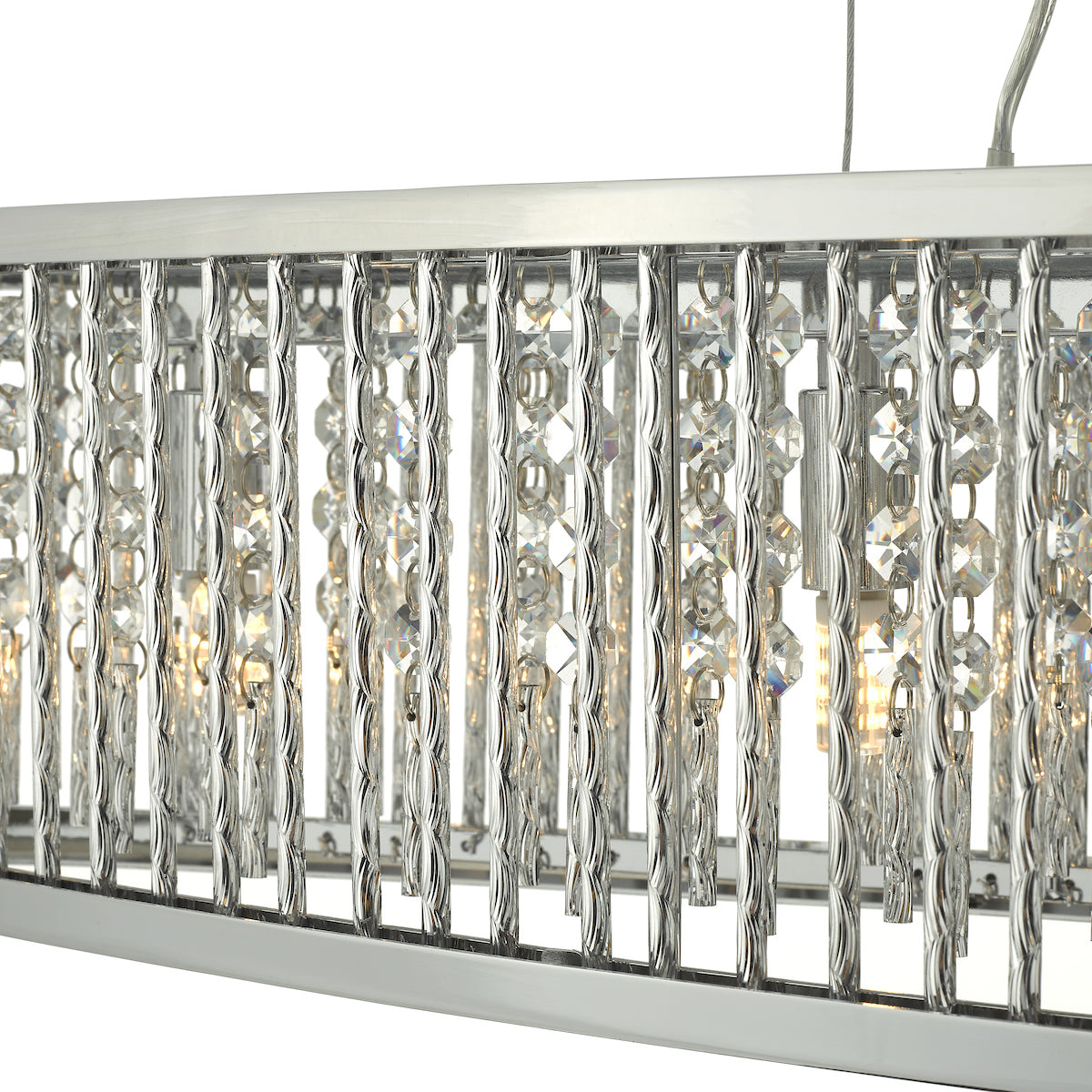 Nantes 5 Light Bar Pendant Polished Chrome Aluminium