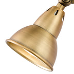 Nathaniel Single Wall Spotlight Aged Brass