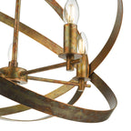 Nitya 5 Light Pendant Mottled Copper