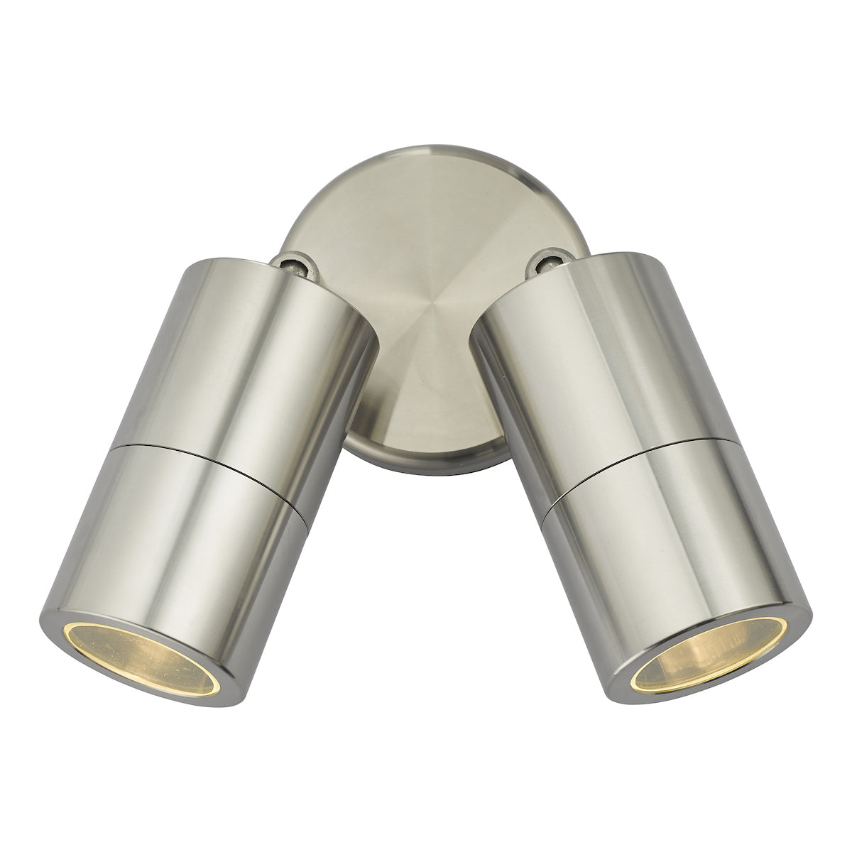 Ortega Outdoor 2 Light Wall Spotlight Aluminium IP65