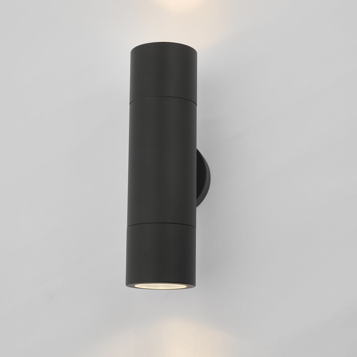 Ortega Outdoor 2 Light Wall Light Matt Black IP65