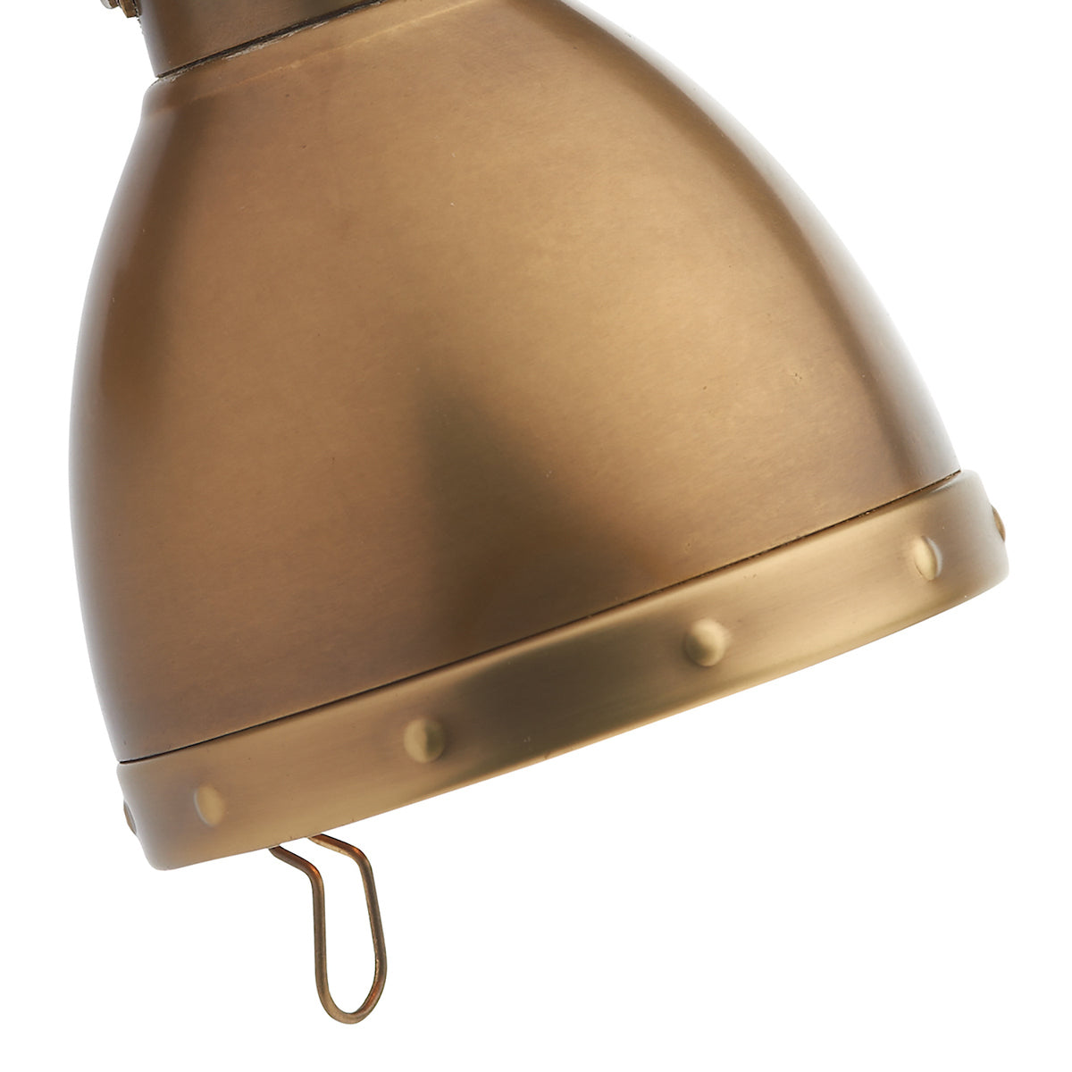 Osaka Clip On Spotlight Antique Brass