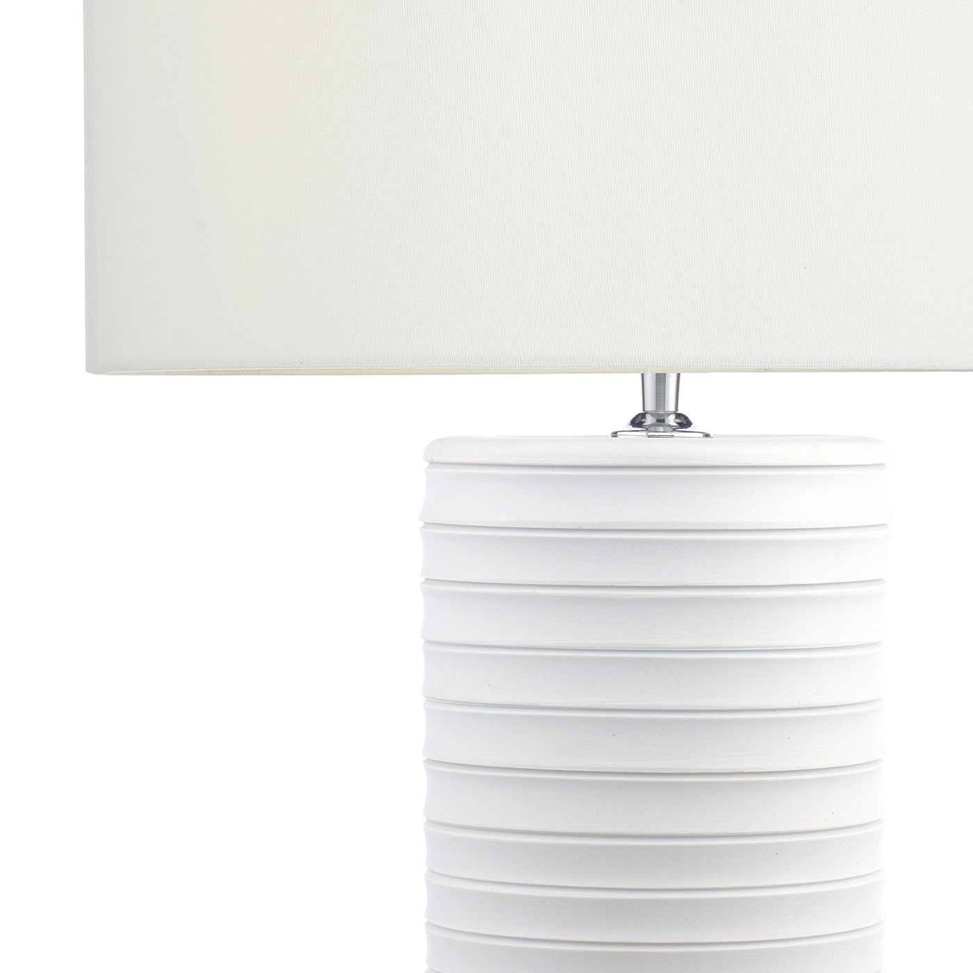 Pascha Table Lamp White Ceramic With Shade