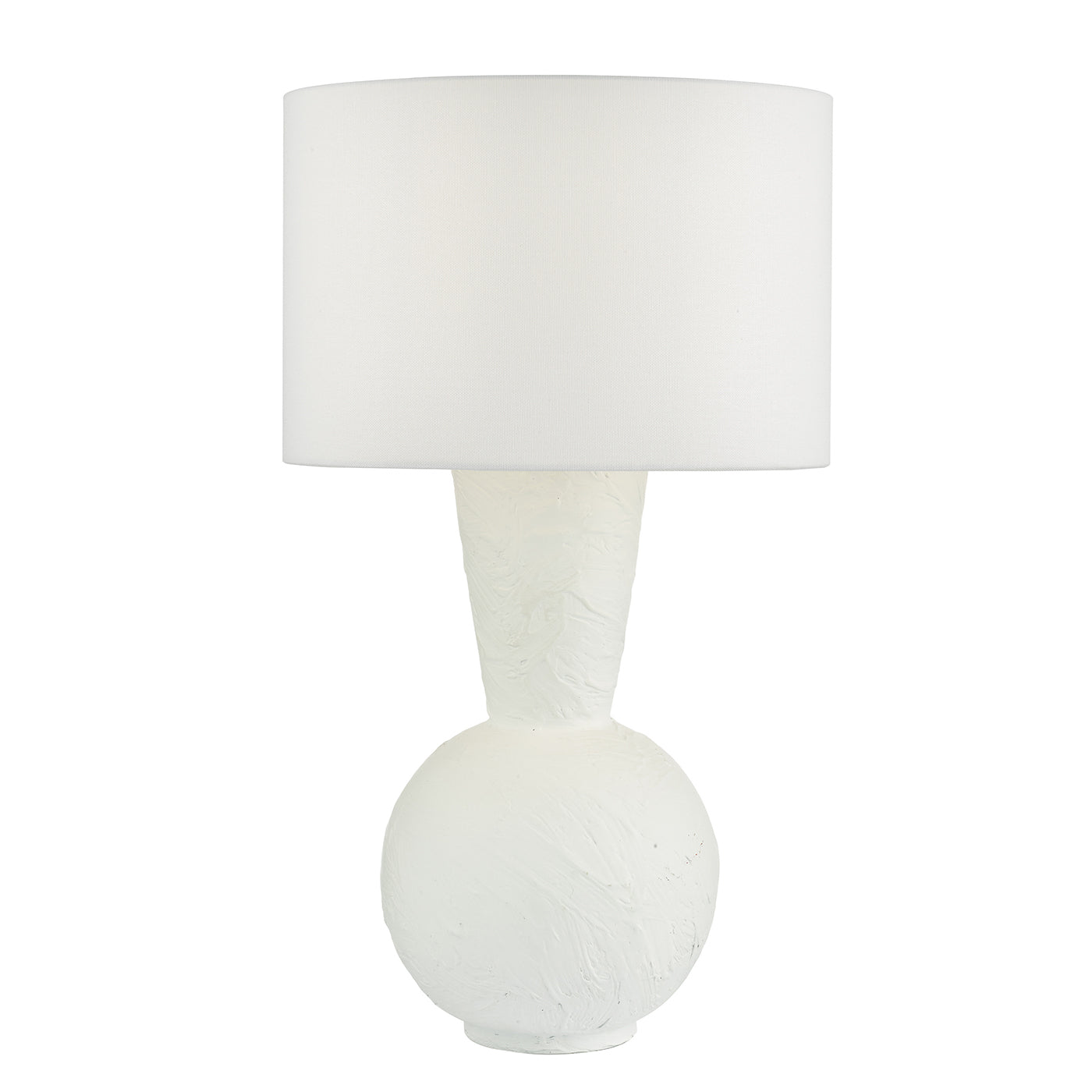 Perla Table Lamp Matt White With Shade